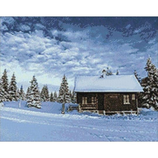 Wizardi Valley of Snow Diamond Painting Kit